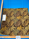 73 Berkbox71 Scalamandre Square Silk by Old World Weavers Sylvain Espresso Brown Silk Lampas MSRP USD 300+/y