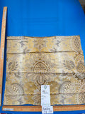76 Berkbox71 Scalamandre Square Silk by Old World Weavers Teodora Ochre Gold Silk Damask Renaissance ArtichokeTraditional Damask MSRP USD 338/Y