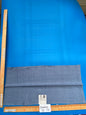 84 Berkbox71 Scalamandre Square Silk by Old World Weavers Nepal Blue Solid 12" x 25" MSRP USD 310/y