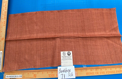 86 Berkbox71 Scalamandre Square Silk by Old World Weavers Nepal Celadon Beige Solid 12" x 25" MSRP USD 310/y