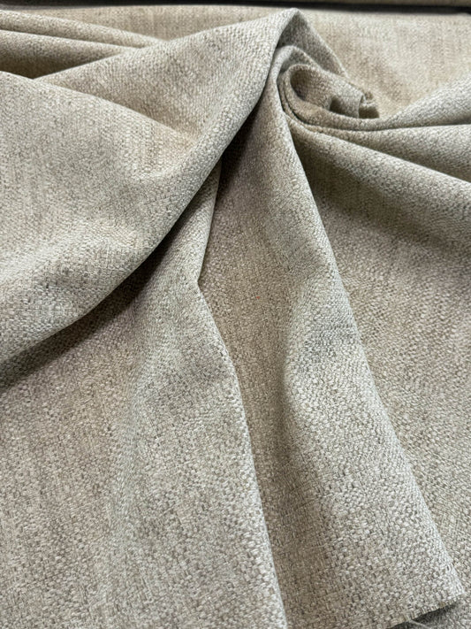 Scalamandre Creekstone Texture Ivory Heavy Chenille - By The Yard - MSRP USD 222/Y