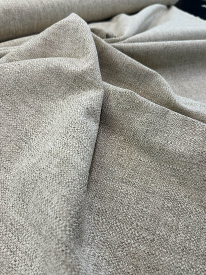 Scalamandre Creekstone Texture Ivory Heavy Chenille - By The Yard - MSRP USD 222/Y