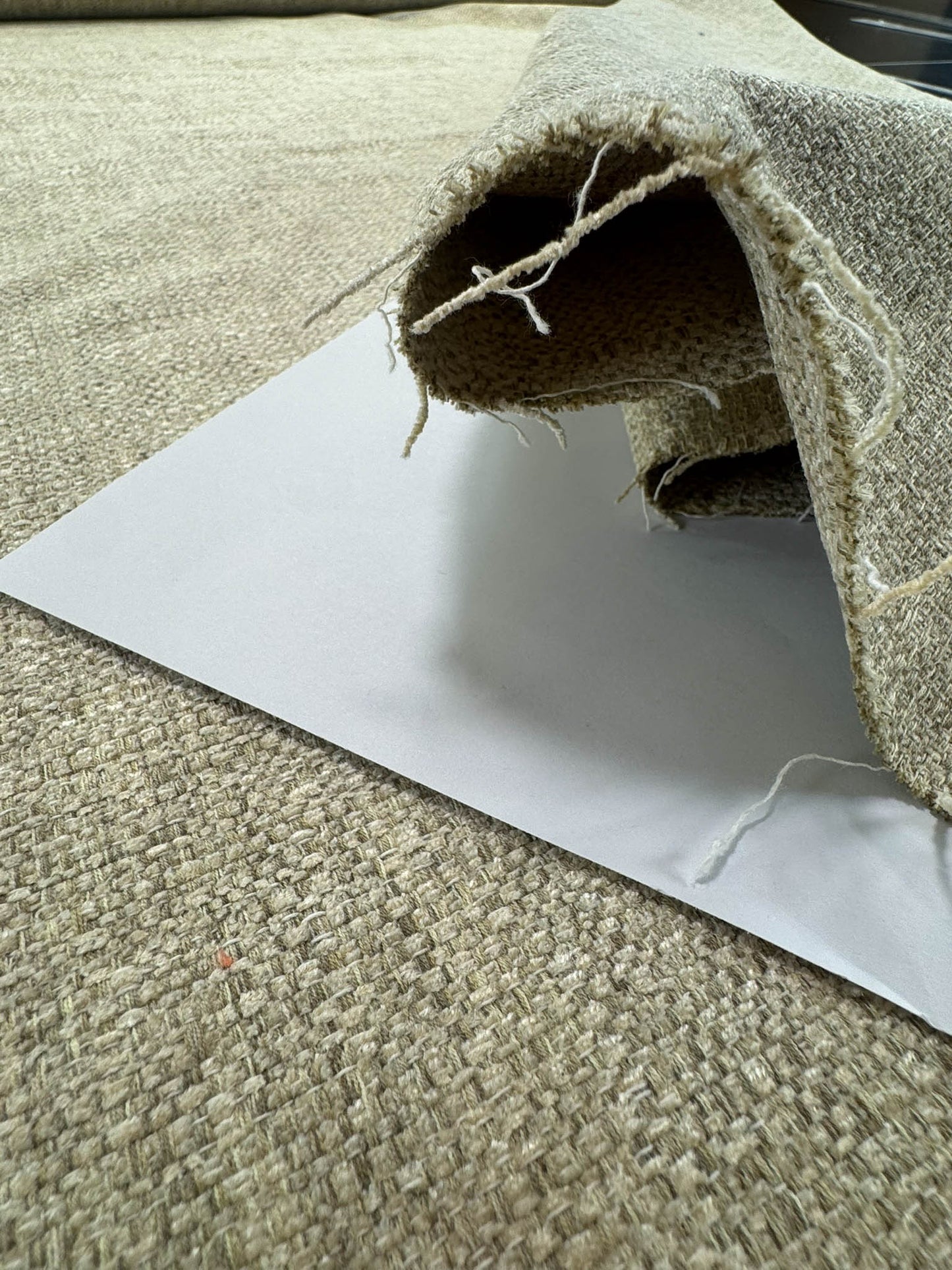 Scalamandre Creekstone Texture Ivory Heavy Chenille - By The Yard - MSRP USD 222/Y