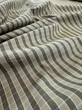 Scalamandre Oxford Check Tan and White Cotton Plaid from France - Brown Beige - By The Yard