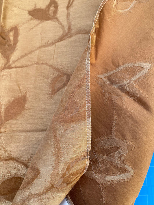 12 Berkbox73 Square Silk by Grey Watkins Maharajah Chestnut Reversible Brown MSRP USD 348/y