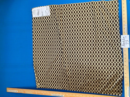 14 Berkbox73 Square Silk by Old World Weavers Jete Espresso Dot Circle Geometric Brown Beige MSRP USD 250/y