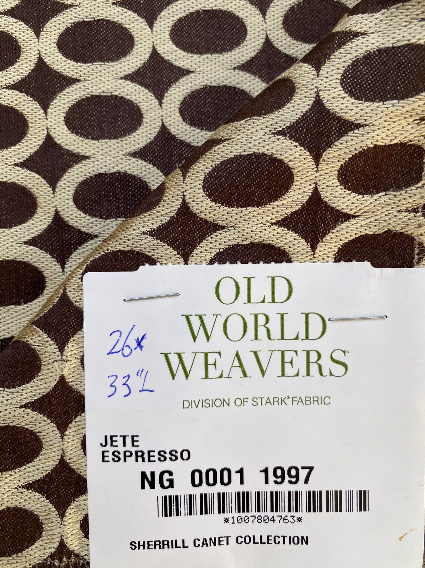 15 Berkbox73 Square Silk by Old World Weavers Jete Espresso Dot Circle Geometric Brown Beige 26"x32" MSRP USD 250/y