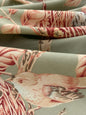 Brunschwig and Fils Walnut Tree  Famous Birds Green Brown Tree House Cotton Print - By The Yard - MSRP USD300+/y