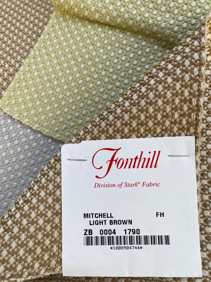 17 Berkbox73 Square Silk by Old World Weavers Mitchel Light Brown Small Scale Texture Plain Yellow MSRP USD 216/y