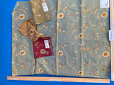 23 Berkbox73 Square Silk by Old World Weavers Benares Aqua Silk Embroidery MSRP USD 250/y