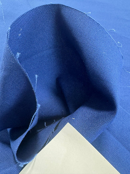Scalamandre Panarea Navy Blu Blue Cotton Canvas Heavy Duty- By The Yard - MSRP USD 58