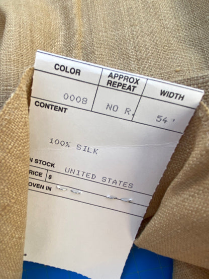 26 Berkbox73 Square Silk by Old World Weavers Nepal Mocha Light Brown Solid MSRP USD 300+/y