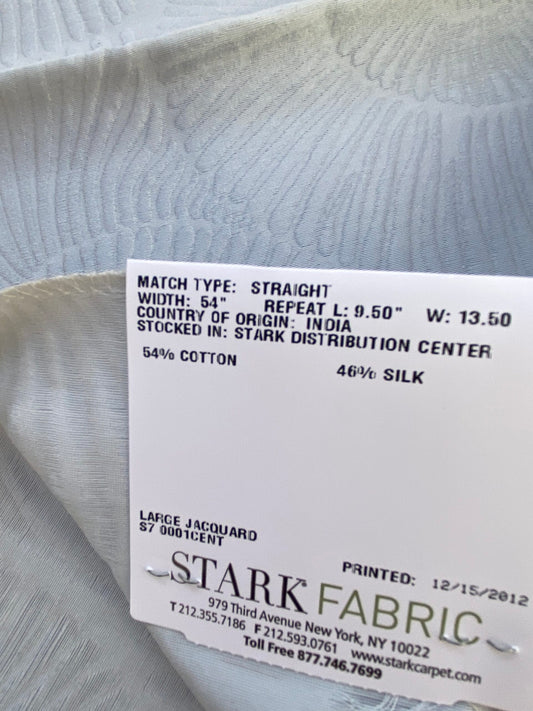 31 Berkbox73 Square Silk by Old World Weavers Nautilo Blue Veil Jacquard, Bird , Animal/ocean Blue 32"x26" MSRP USD 302/y