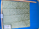 1 Berkbox74 Square Velvet by Old World Weavers Princess Aida Bamboo Green Cut Velvet Silky MSRP USD 228/Y