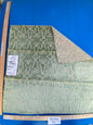 5 Berkbox74 Square Velvet by Old World Weavers Princess Aida Bamboo Green Cut Velvet Silky MSRP USD 265/Y
