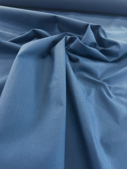 Scalamandre Canvas Mariner Solid Cotton - Blue - By The Yard