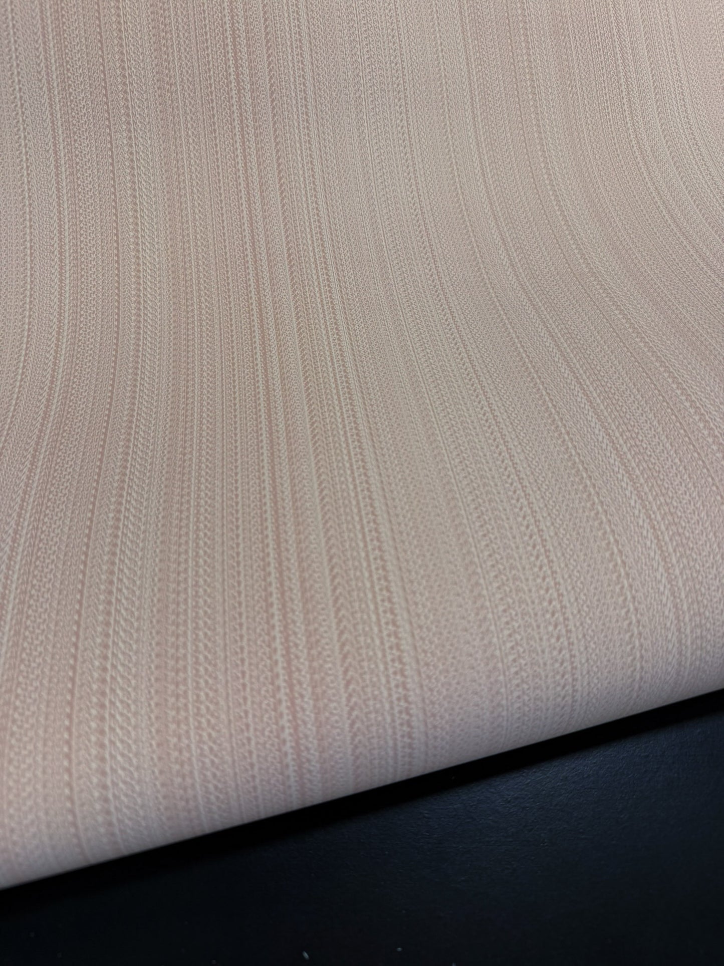 Scalamandre  Aria Strie Blush Beige Cream Wallpaper 100% Vinyl Coated Paper - 5 Yards Single Roll - MSRP USD126roll