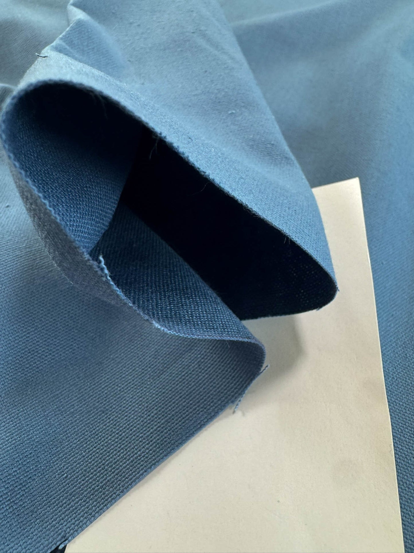 Scalamandre Canvas Mariner Solid Cotton - Blue - By The Yard