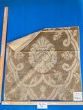 19 Berkbox74 Square Velvet by Fonthill Velours Savoie Beige Cloud Medallion MSRP USD 304/Y