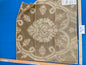 20 Berkbox74 Square Velvet by Fonthill Velours Savoie Beige Cloud Medallion MSRP USD 304/Y