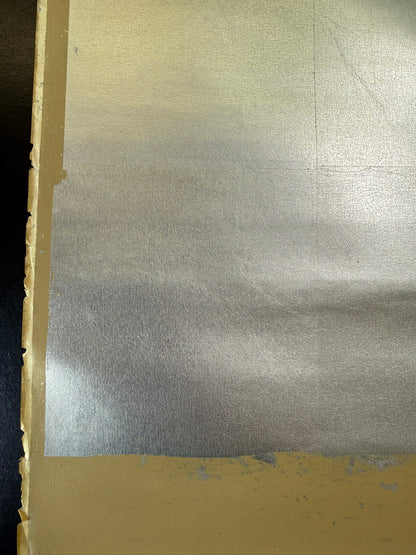 Scalamandre Silverleaf Pewter Wallpaper Solid Paper Gray - By The Yard - MSRP USD  246/y
