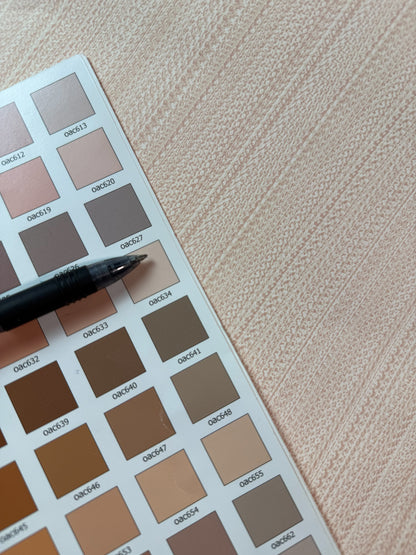 Scalamandre  Aria Strie Blush Beige Cream Wallpaper 100% Vinyl Coated Paper - 5 Yards Single Roll - MSRP USD126roll