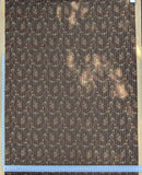 Scalamandre Eveline Truffle Classic French Rococo Silk Lampas Eveline in Truffle Brown Gold Blue Red MSRP USD320/y