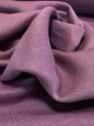Scalamandre Lakeside Linen Eggplant Purple Solid Texture 100% Linen -By The Yard - MSRP USD 158/y
