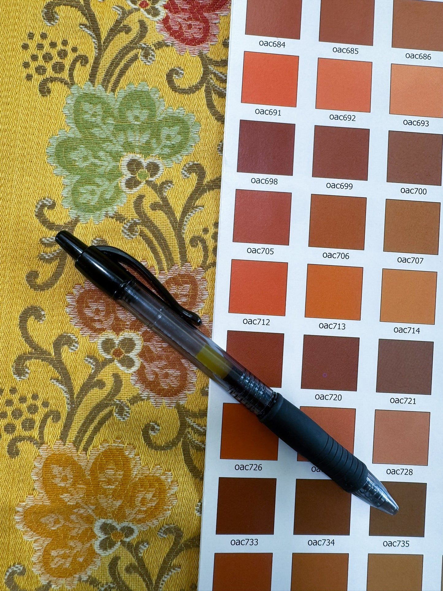 Scalamandre Fleur Multi/Maize Yellow Radiance Traditional Flower Garland Stripe Red Pink Blue Yellow Cotton - By The Yard - MSRP USD216/y