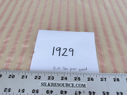 Scalamandre  Shirred Stripe Pale Peach Pink MSRPUSD 339/y - By The Yard