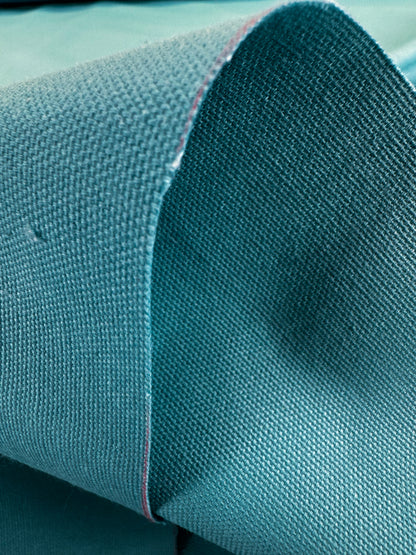 Scalamandre Canvas Ocean Solid Cotton - Bright Turquoise Blue Aqua -By The Yard