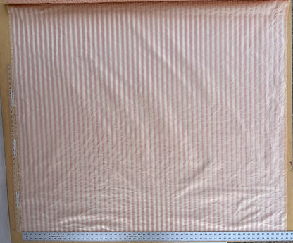 Scalamandre  Shirred Stripe Pale Peach Pink MSRPUSD 339/y - By The Yard
