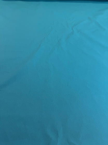 Scalamandre Canvas Ocean Solid Cotton - Bright Turquoise Blue Aqua -By The Yard