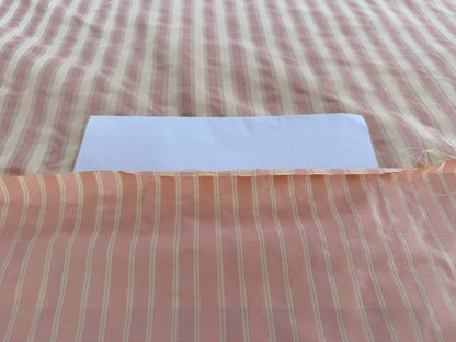 Scalamandre  Shirred Stripe Pale Peach Pink MSRPUSD 339/y - By The Yard