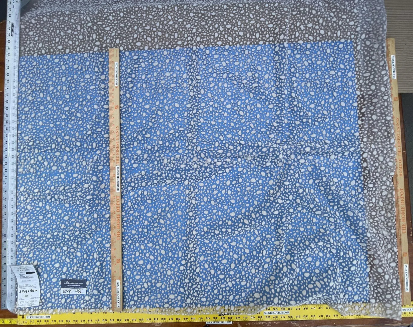 15 Berkbox48 1.2yard  Scalamandre Rain Dance Pearl Sheers Gray Viscose Polyester MSRP USD 362/y