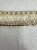 Scalamandre Gripsholm Moss Fringe  Flax Cream White Tassel 100% Silk MSRP USD 72/y