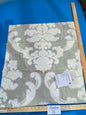 7 Berkbox76 Square Embroidery by Scalamandre Cornelia Damask Embroidery Skylight Sheer White MSRP USD 612/y