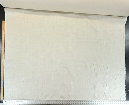 Scalamandre Luxembourg Linen Oyster Cream White Solid Super Heavy MSRP USD284/y