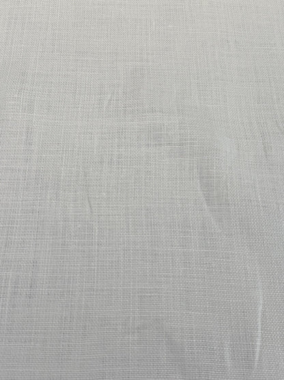 Scalamandre Luxembourg Linen Oyster Cream White Solid Super Heavy MSRP USD284/y