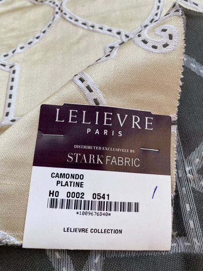 8 Berkbox76 Square Jacquard by Lelievre Paris Camondo Platine  MSRP USD 440/y