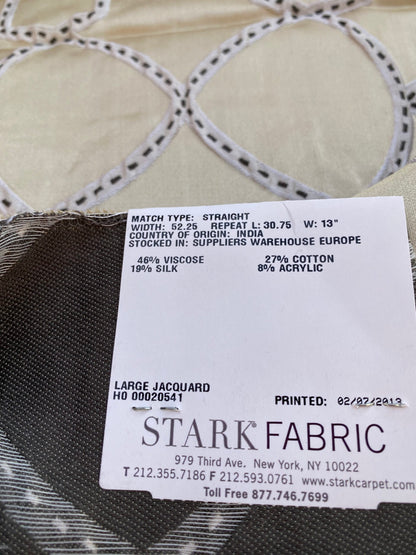 11 Berkbox76  Square Jacquard by Lelievre Paris Camondo Platine  MSRP USD 440/y