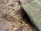 by yard Boboli Garden Silk Damask Italian Metallic Deep Charteuse Green Gold MSRP USD 568/yard