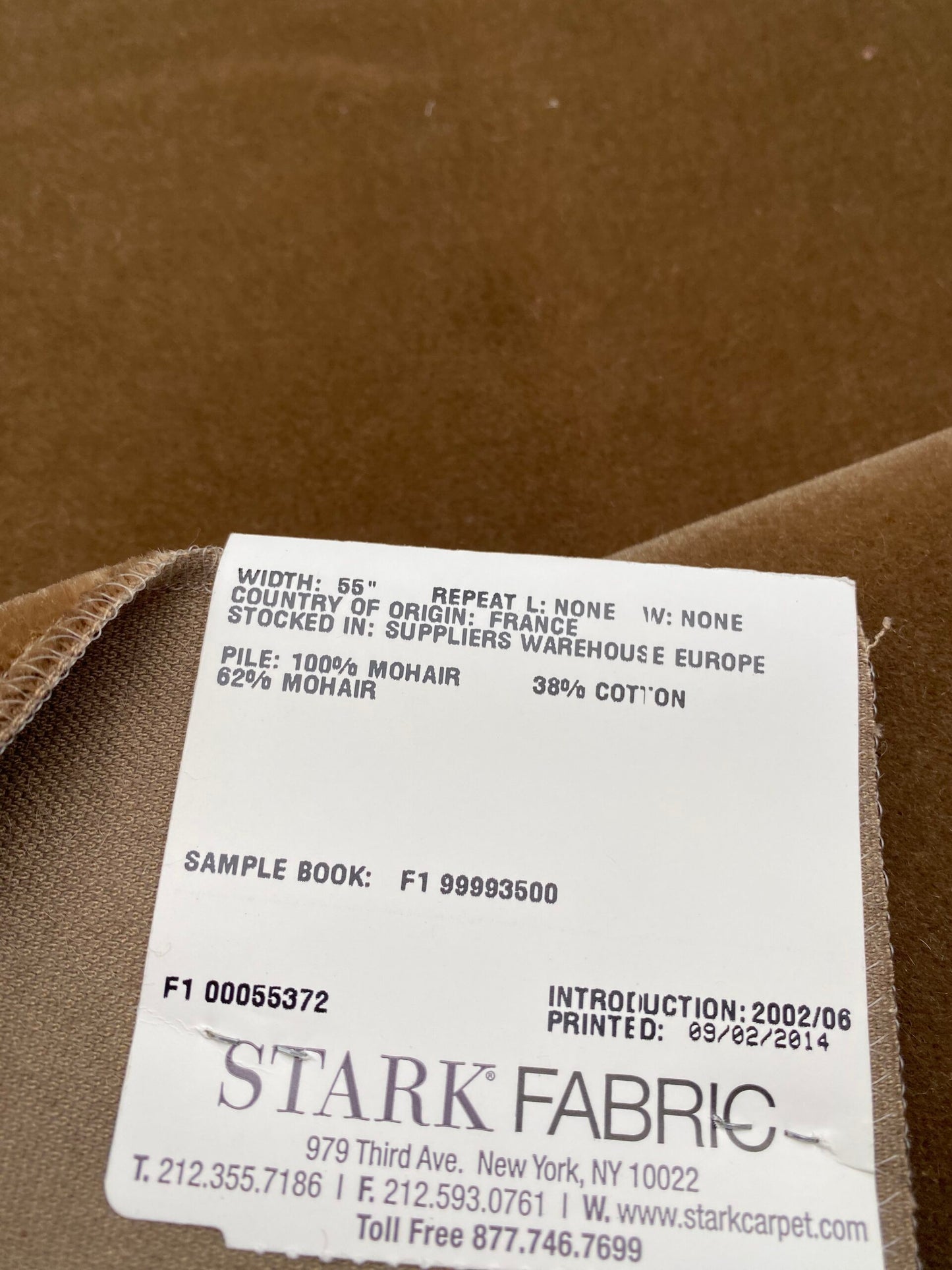 21 Berkbox76 Square Hiend Velvet by Edmond Petit Trianon Velvet II Vison Brown MSRP USD1358/y