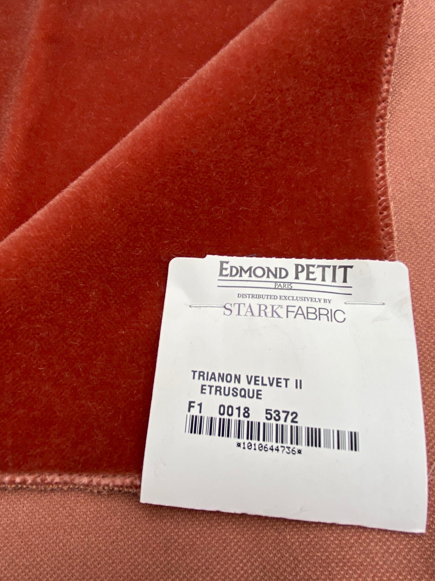 22 Berkbox76 Square Hiend Velvet by Edmond Petit Trianon Velvet II Etrusque Red MSRP USD1358/y