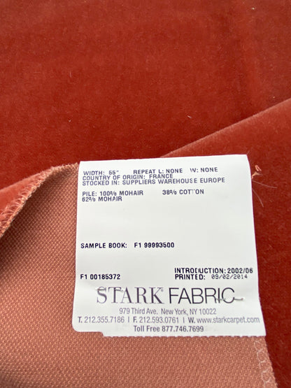 22 Berkbox76 Square Hiend Velvet by Edmond Petit Trianon Velvet II Etrusque Red MSRP USD1358/y