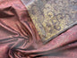 by yard Boboli Garden Silk Damask Italian Metallic Red Spice Rose MSRP USD 568/yard