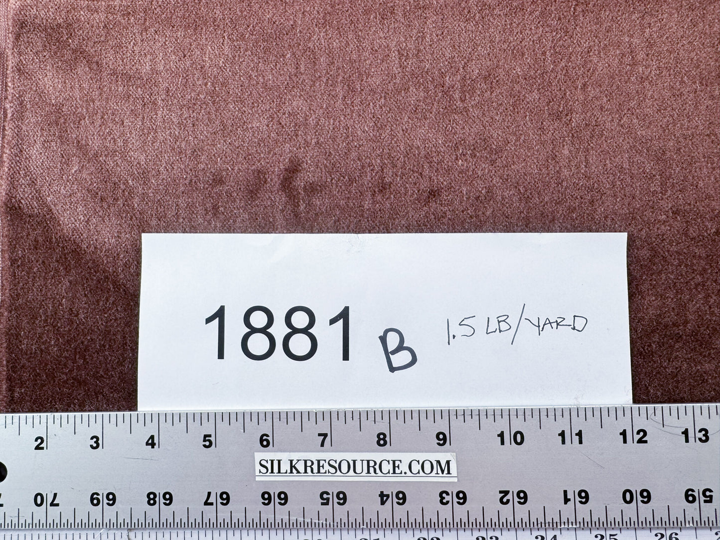 Dreamscope Silk and Mohair Velvet Spicy Reddish Brown MSRP USD 835/y - By The Yard
