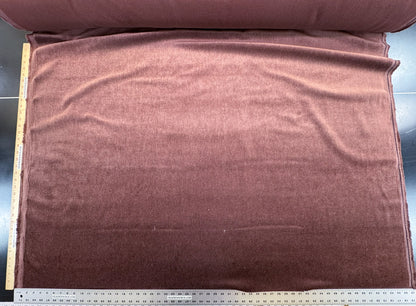 Dreamscope Silk and Mohair Velvet Spicy Reddish Brown MSRP USD 835/y - By The Yard