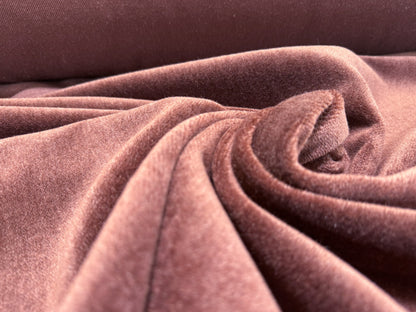 Dreamscope Silk and Mohair Velvet Spicy Reddish Brown MSRP USD 835/y - By The Yard