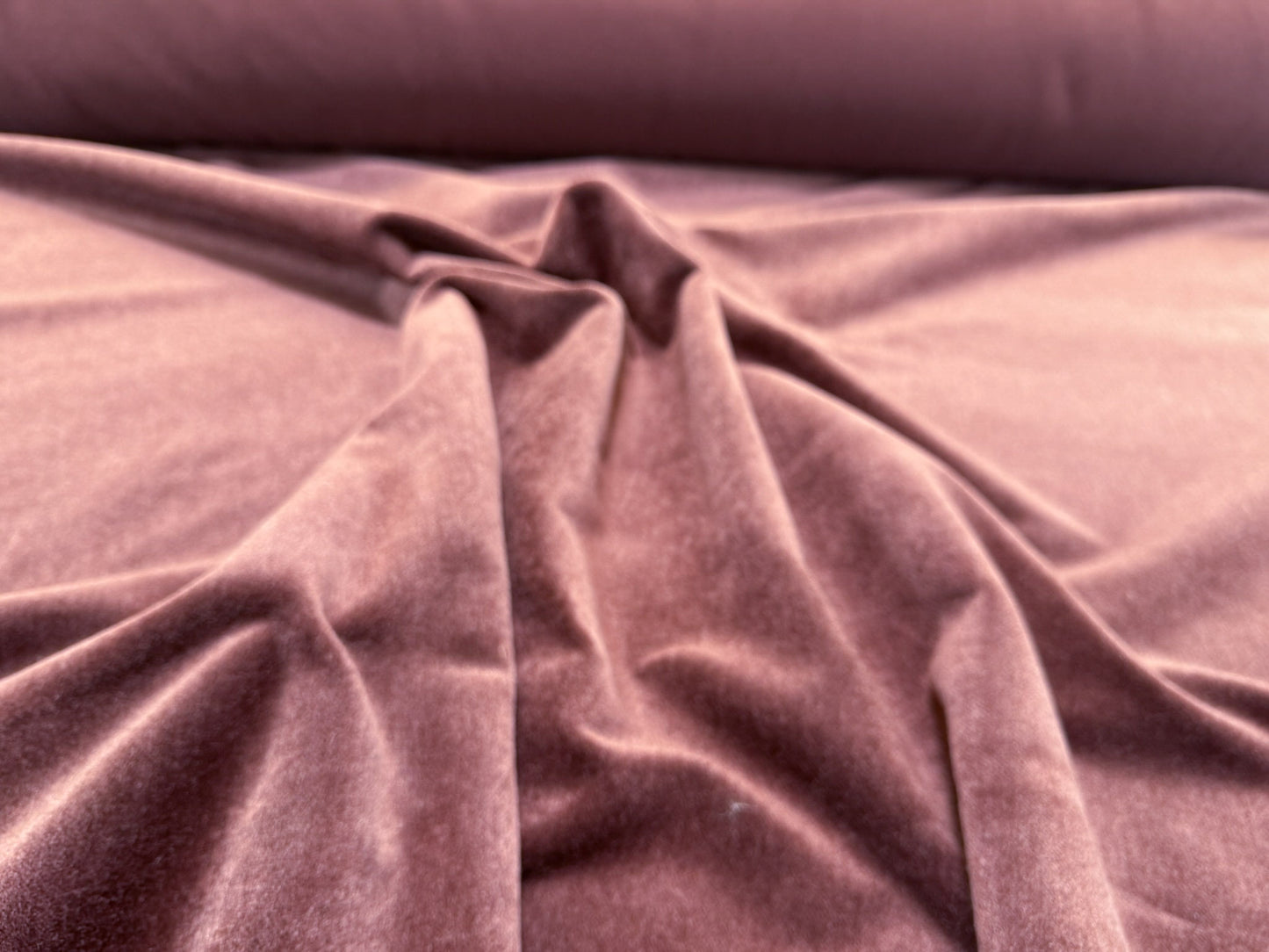 Dreamscope Silk and Mohair Velvet Spicy Reddish Brown MSRP USD 835/y - By The Yard